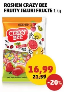 CRAZY BEE FRUITY JELURI FRUCTE