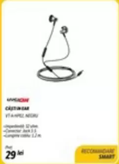CASTI IN EAR VTA-HP02 NEGRU