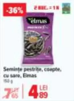 Elmas - Semințe pestrițe, coepte, cu sare