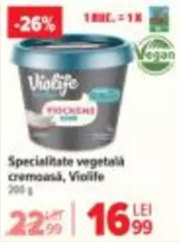 Specialitate vegetala cremoasă