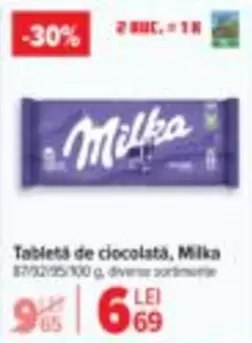 Milka - Tabletă de ciocolată