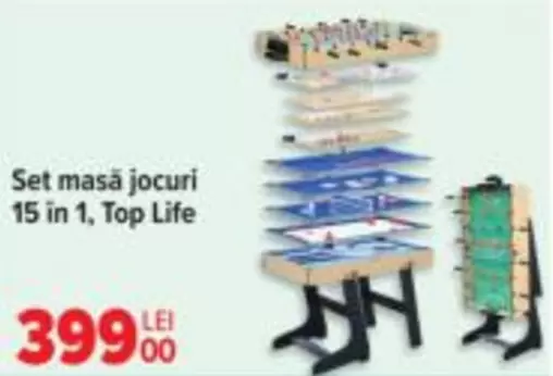 Set masă jocuri 15 in 1