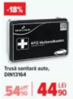 Trusă sanitară auto, DIN13164
