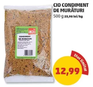 CONDIMENT DE MURĂTURI