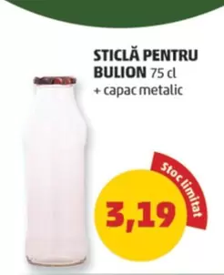 STICLĂ PENTRU BULION