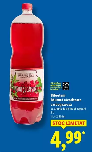 Băutură răcoritoare carbogazoasă