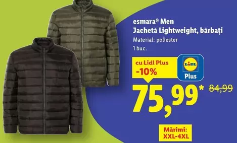 Jacheta Lightweight, bărbați