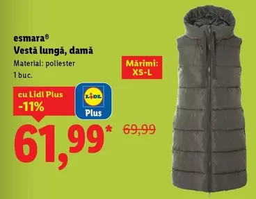 Vestă lungă, damă