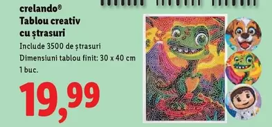 Tablou creativ cu ştrasuri