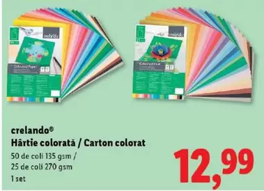 Gsm - Hârtie colorată / Carton colorat