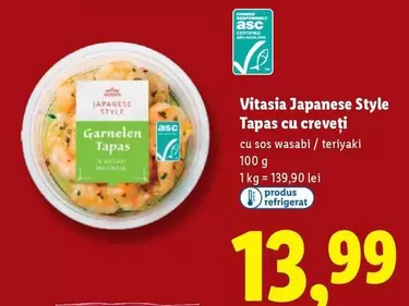 Japanese Style Tapas cu creveți