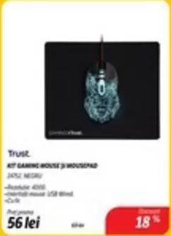 KIT GAMING MOUSE + MOUSEPAD