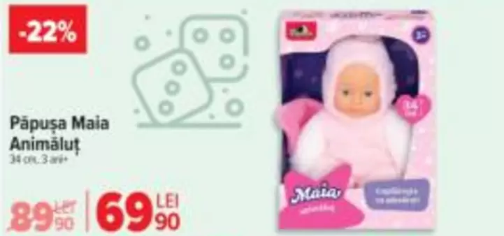 Păpuşa Maia Animăluț