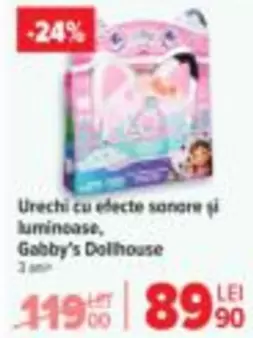 Urechi cu efecte sonore și luminoase, Gabby's Dollhouse
