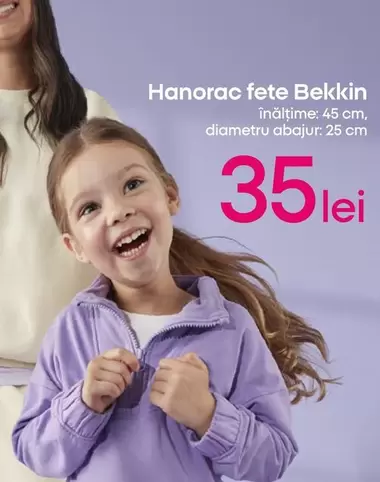 Hanorac fete Bekkin
