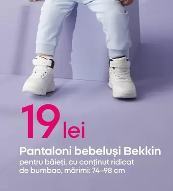 Pantaloni bebeluși Bekkin