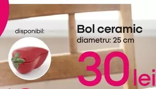 Bol ceramic