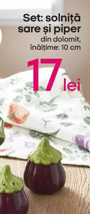 Set: solniță sare şi piper