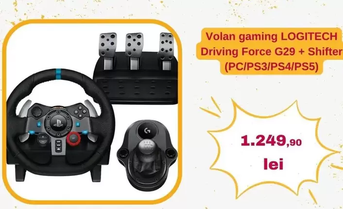 Logitech - Driving Force G29 + Shifter