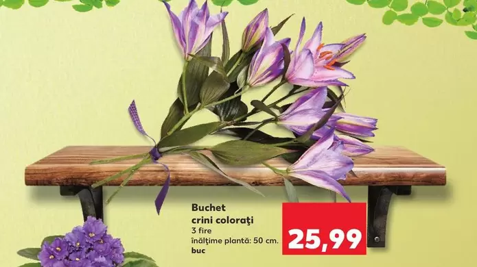 Buchet crini colorați