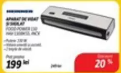 APARAT DE VIDAT SI SIGILAT FOODPOWER 130 NAV 130KSS PACK