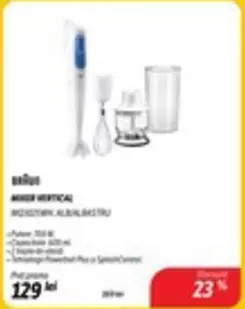 MIXER VERTICAL MQ5202WH, ALB/ALBASTRU