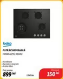 Beko - PLITA INCORPORABILA HNM64520S NEGRU