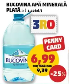 APĂ MINERALĂ PLATĂ
