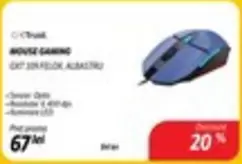 MOUSE GAMING GMT 325 FELOX ALBASTRU