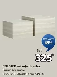 ROLSTED măsuţă de cafea