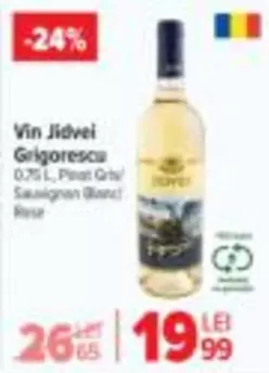 Vin Jidvei Grigorescu