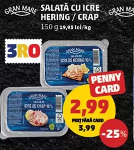 SALATĂ CU ICRE HERRING/ CRAP