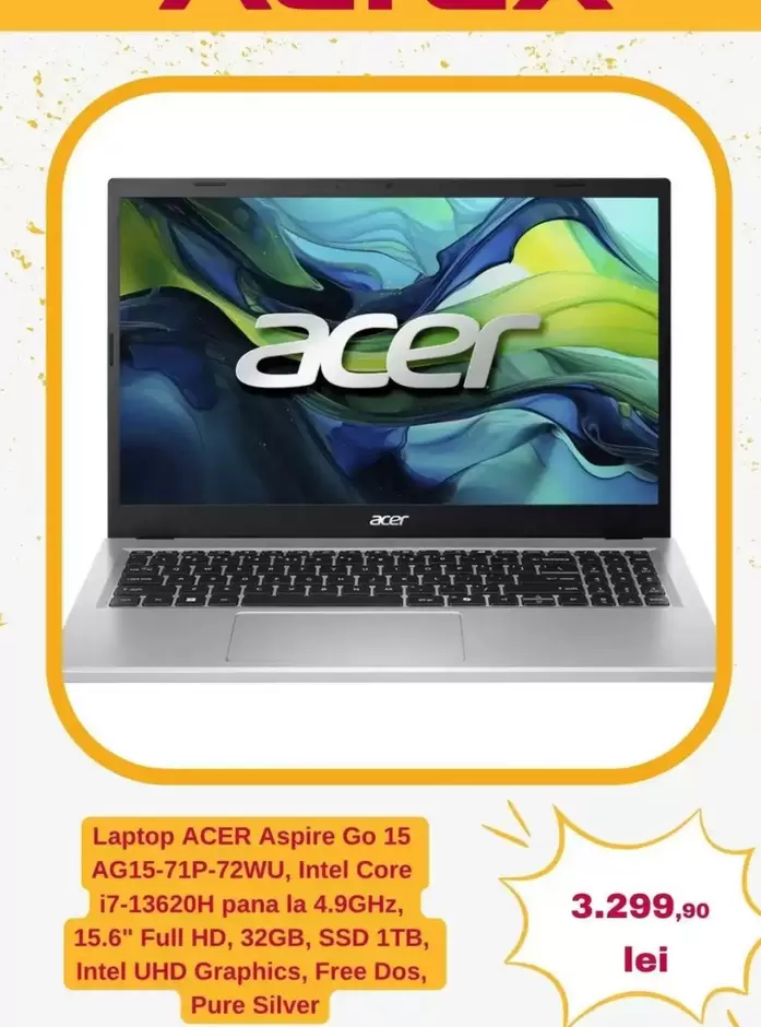 Intel - Aspire Go 15 AG15-71P-72WU