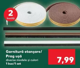 Garnitură etanşare/ Prag uşă
