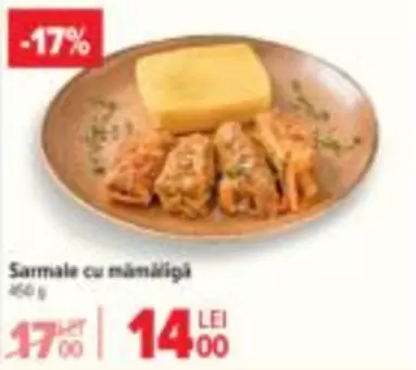 Sarmale cu mămăligă