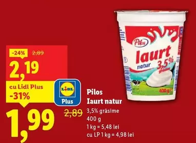 Iaurt natur