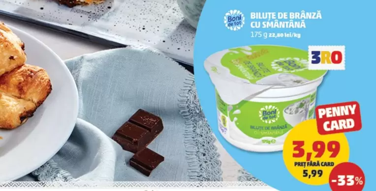 BILIUTE DE BRÂNZĂ CU SMÂNTÂNĂ