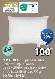 pernă cu fibre
