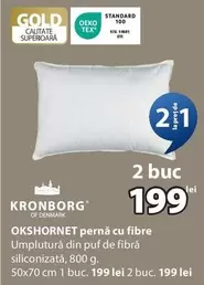 OKSHORNET pernă cu fibre