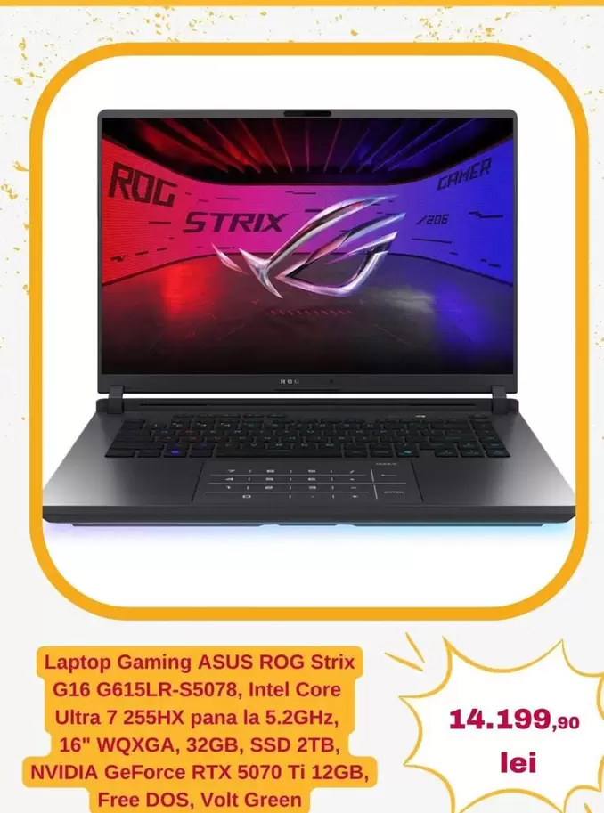 Intel - ROG Strix G16 G615LR-S5078