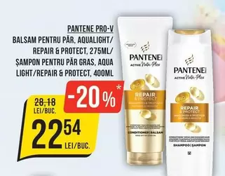 BALSAM PENTRU PÄR, AQUALIGHT/ REPAIR & PROTECT, ŞAMPON PENTRU PAR GRAS, AQUA LIGHT/REPAIR & PROTECT