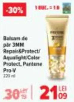 Balsam de păr 3MM Repair&Protect/ Aquslight/Color Protect
