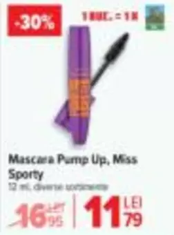 Up - Mascara Pump , Miss Sporty