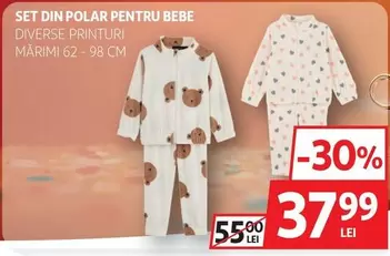 SET DIN POLAR PENTRU BEBE