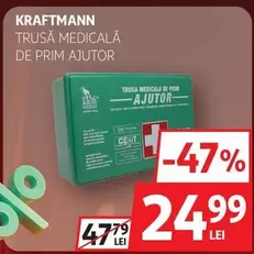 TRUSĂ MEDICALĂ DE PRIM AJUTOR