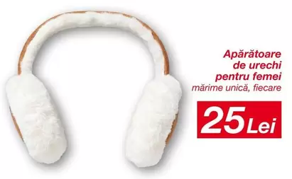 Apărătoare de urechi pentru femei