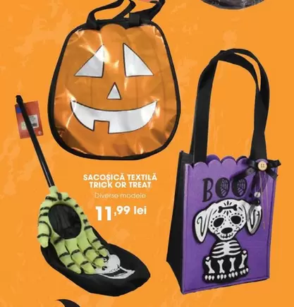 SACOSICA TEXTILA TRICK OR TREAT
