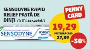 RAPID RELIEF PASTĂ DE DINȚI