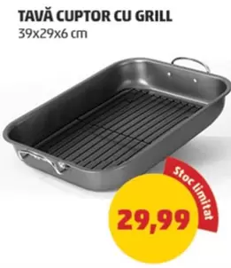 TAVĂ CUPTOR CU GRILL