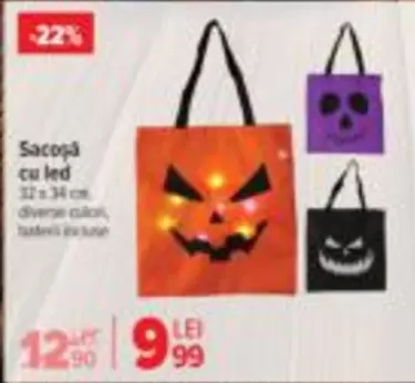 Sacoșă cu led